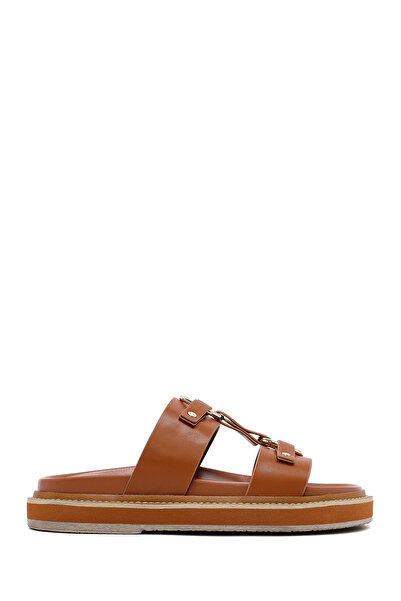 Derimod Women's Tan Accessory Slippers 25Sfe492518