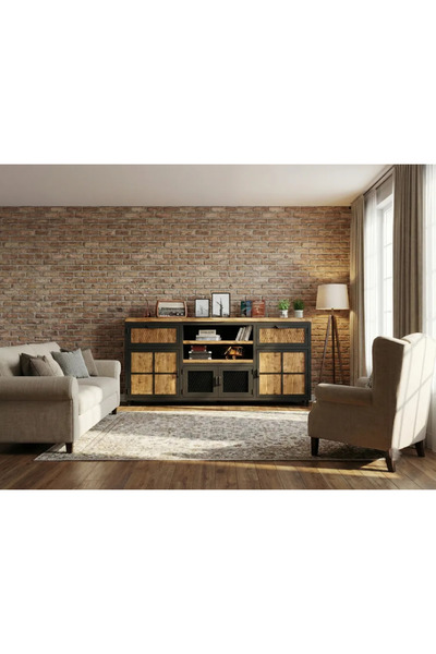 KIYMIK HOME Aster Konsol – Size Özel Üretim – Gerçek Ağaç - Köknar