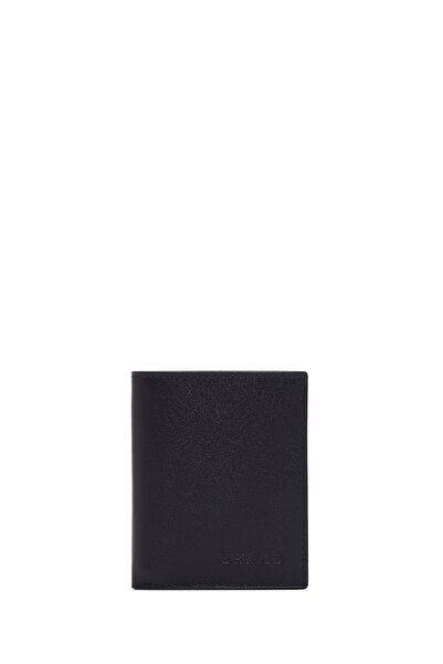 Derimod Suport card din piele albastru bleumarin pentru bărbați 000A2D301118