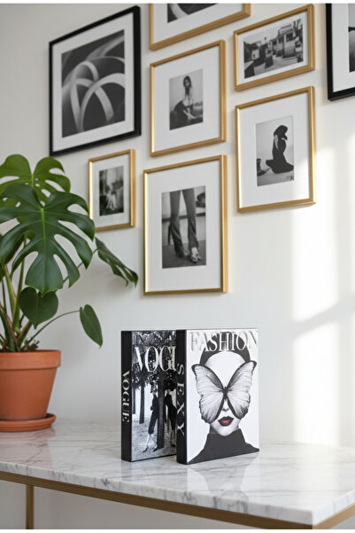 BGV HOME Decorative Book Look Openable Box 2 Pieces