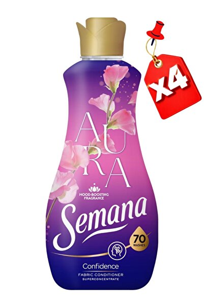 Semana Laundry Conditioner AURA CONFIDENCE 1.4L X4