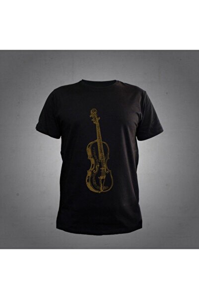 Herşey Nota Vioara Negru tricou Unisex