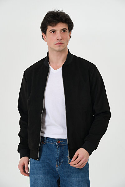 PIQUE Men's coat men's suede bomber jacket