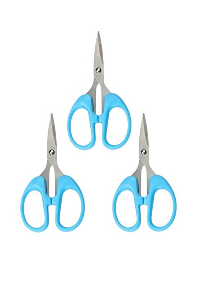 WDA Stainless Steel Scissors Set with Comfort Grip Handle – 3 Pieces