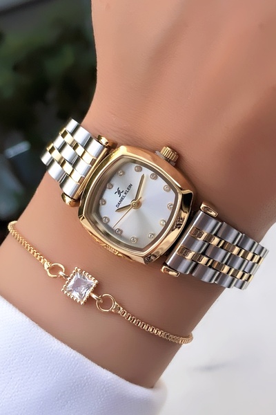 Daniel Klein ساعة يد نسائية أصلية بضمان لمدة عامين مع سوار هدية