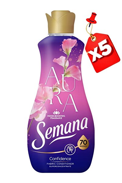 Semana Laundry Conditioner AURA CONFIDENCE 1.4L X5