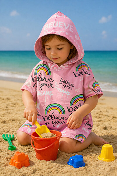 Dotamess منشفة الشاطئ المعطف للأطفال - منشفة البحر