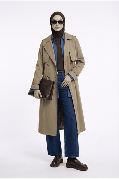 Armine TREND Seyyar Kemerli Kap Haki 26YT706