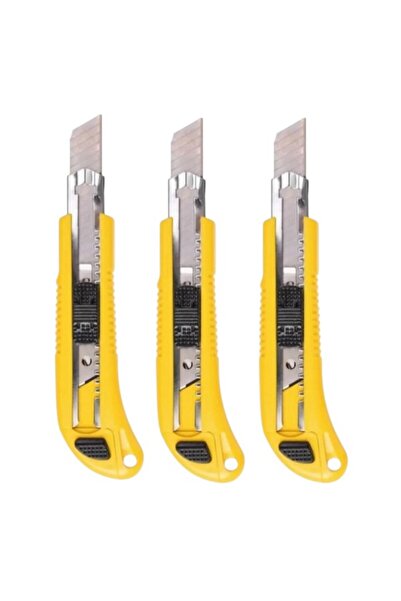 WDA Professional Utility Knife, Heavy Duty Retractable Blade, Yellow and Blac...