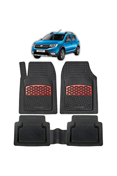 TEAMCAR Covorașe compatibile Dacia Sandero Stepway II 2012-2020 |   Roșu