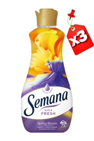 Semana Laundry Conditioner SPRING BLOOM 1.5L x3
