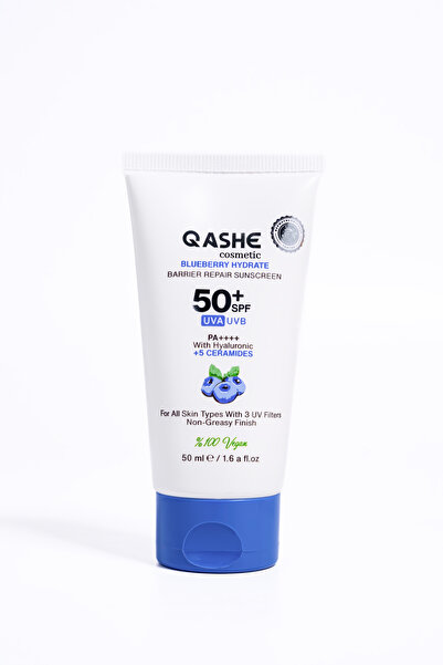 QASHE Cosmetic Cremă Solară QASHE Reparatoare pentru Bariera Pielii SPF 50+ B...