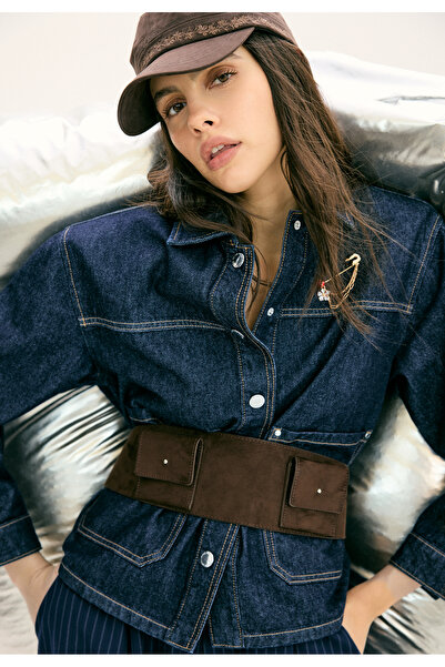 Stradivarius Denim jacket with pockets