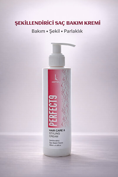 KEMZU ŞekillendiriciSaç BakımKremi–Nemlendirici&Onarıcı Bakım|Bukle Belirginl...