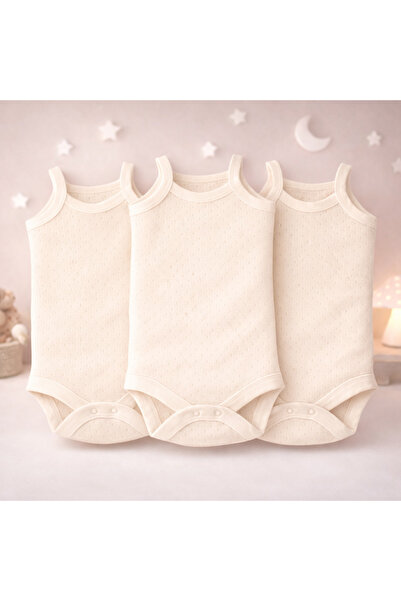 Novibaby بدلة أطفال مكونة من 3 قطع من قماش الجاكار بحبل وأزرار كبس إكرو 100% ...