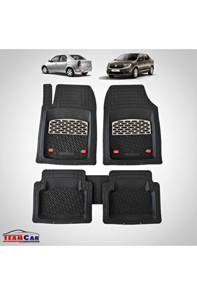 Generic Covorase Auto Tip Tavă TEAMCAR® Compatibile Dacia Logan Antiderapante...