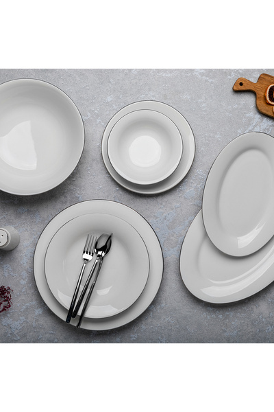 Aryıldız Silver 30 Parça 6 Kişilik Yemek Takımı