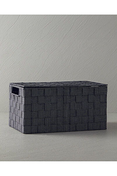 English Home Shine Kapaklı Saklama Kutusu Siyah
