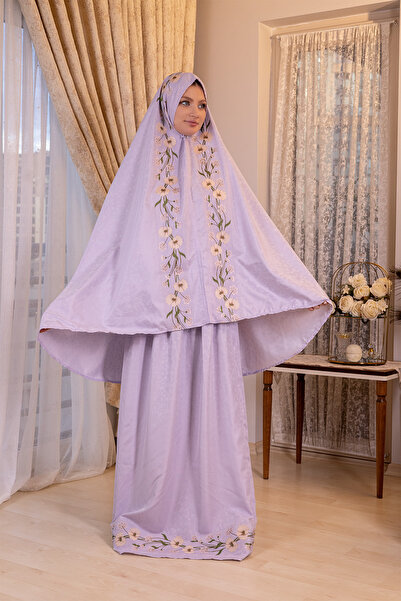 tulteks فستان صلاة من قطعتين من TULTEKS مزين بالزهور