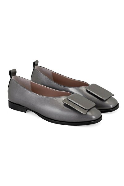 Desa Kadın Platin Deri Babet