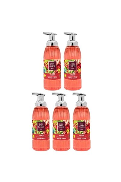 Eyüp Sabri Tuncer صابون لليدين رغوي كهرماني 500 مل 5 قطع