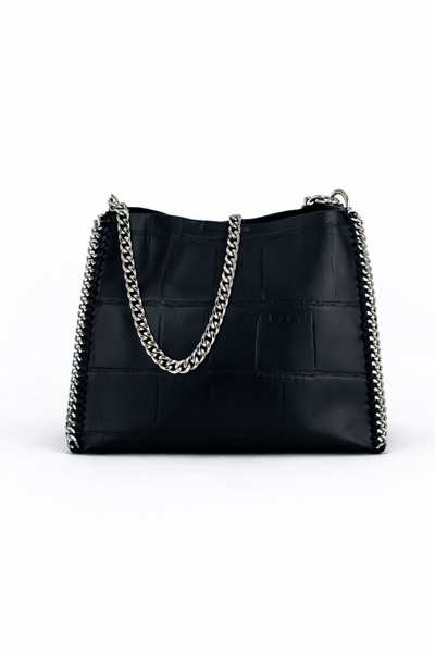 louisiana polo حقيبة كروس نسائية من Kriste Bell باللون الأسود 26553