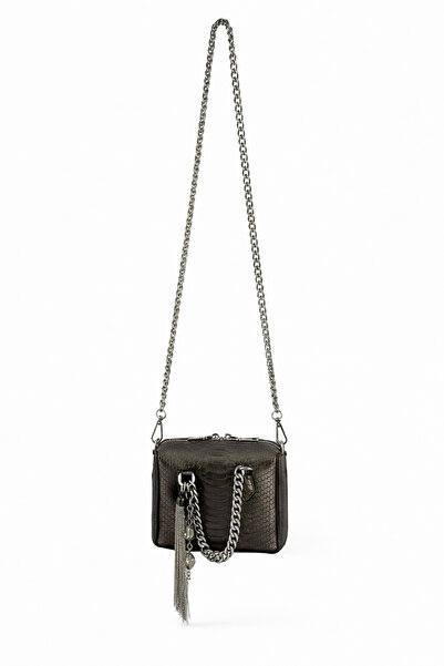 louisiana polo Kriste Bell Kadın Çanta Çapraz Askılı Pewter 26262
