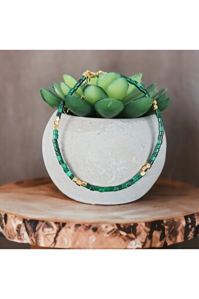 Ezera Brățară Tashi din cristale de malachit