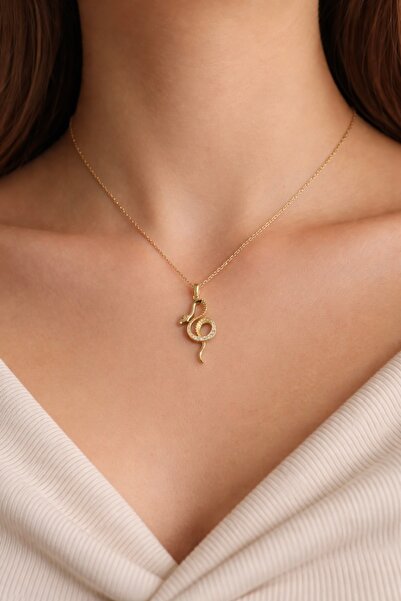 HOUSEKİ Steel Snake Necklace