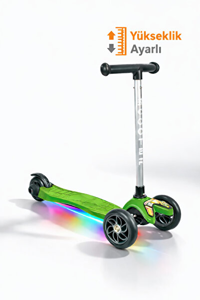 Tois ColorWase Led Işıklı 4 Kademe(50-65 cm) Ayarlanabilir 3 Tekerlekli Scooter