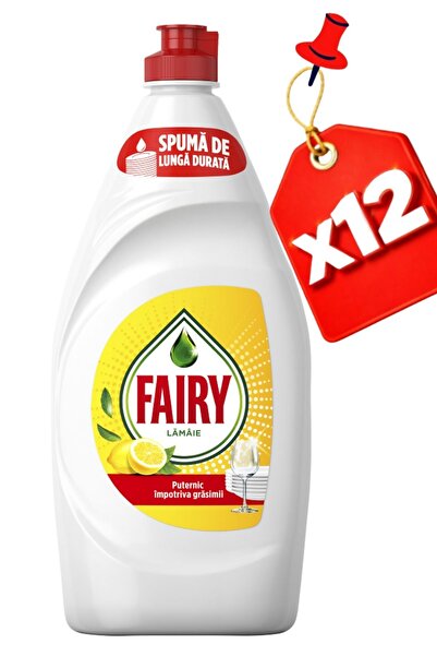 Fairy Liquid Dishwashing Detergent 750ml Lemon x12