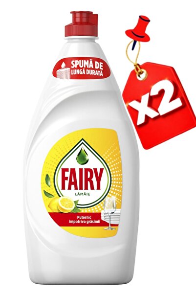 Fairy Detergent lichid de vase 750ml Lămâie x2