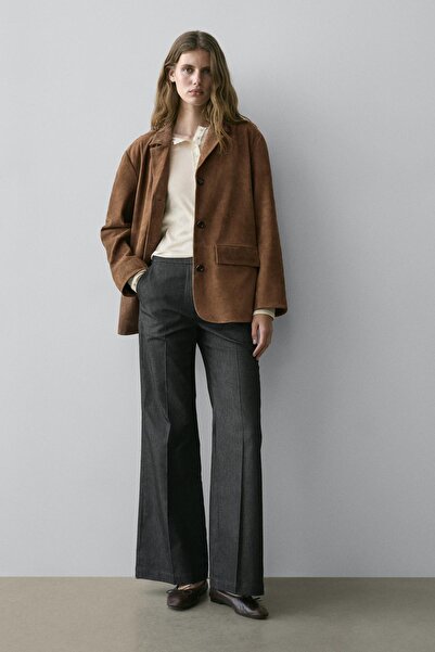 Massimo Dutti Geniş paça pantolon