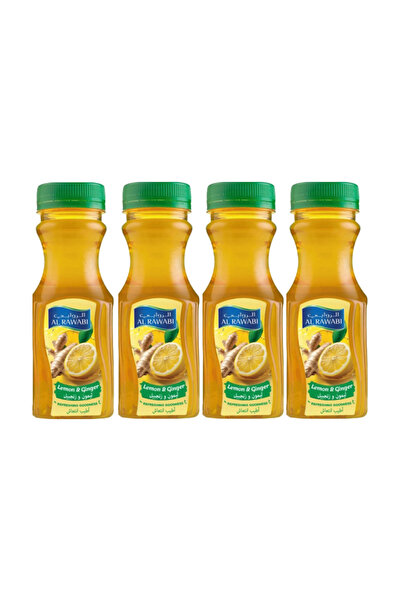 Al Rawabi LEMON & GINGER JUICE 200ml PACK OF 4 PCS