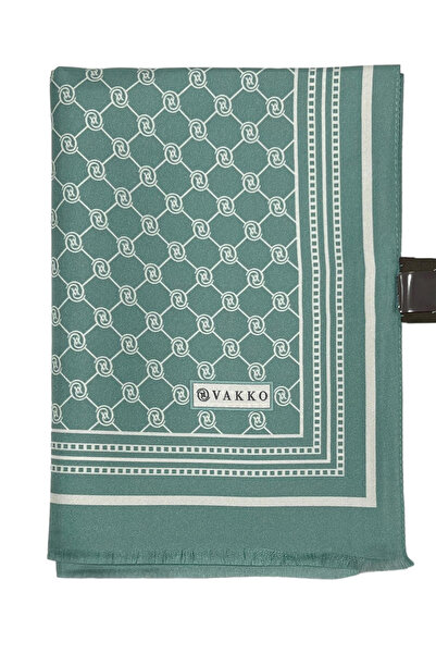 Vakko Twill İpek Şal - Özel Seri - Çağla
