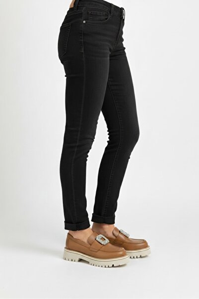 Mammamia Kadın Deri Casual Ayakkabı - Taba Kahverengi D25YA-3855-B