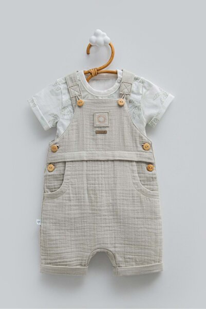 Caramell FREE BOY MÜSLIN SALOPET أخضر