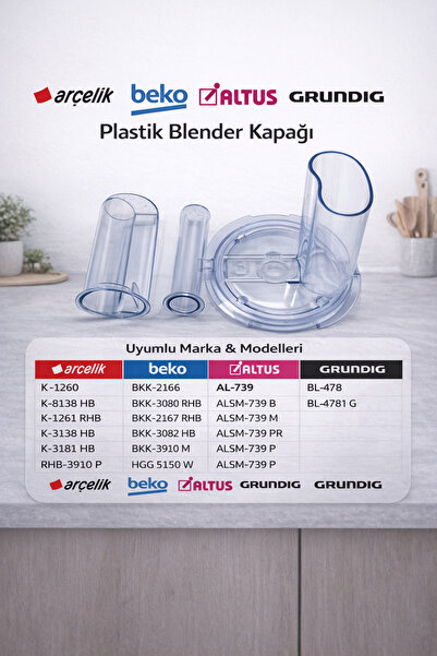 Arçelik K 1261 Rhb Blender Set - with Intermediate Cover