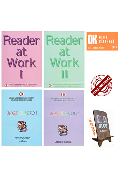 ETS Reader At Work 1-2 + More To Read 1-2 ( 4 Lü Set )(ı-ıı) Odtü Yay