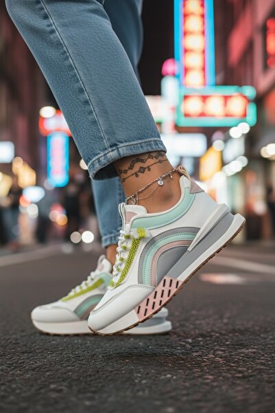 Casual Adidasi dama, casual, din piele ecologica, CL2302, roz