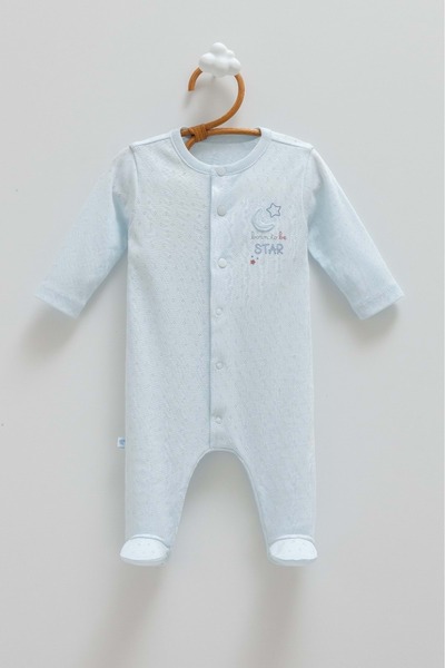 Caramell All Time Boy Front-Fastened Jumpsuit Blue