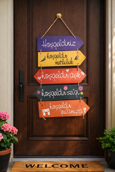 Home Kapı süsü "Hoşgeldiniz"