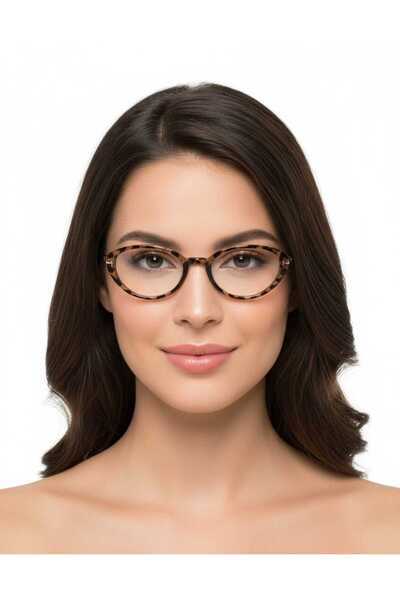 Glare Leopard Patterned Uv-Protected New Model Optically Compatible