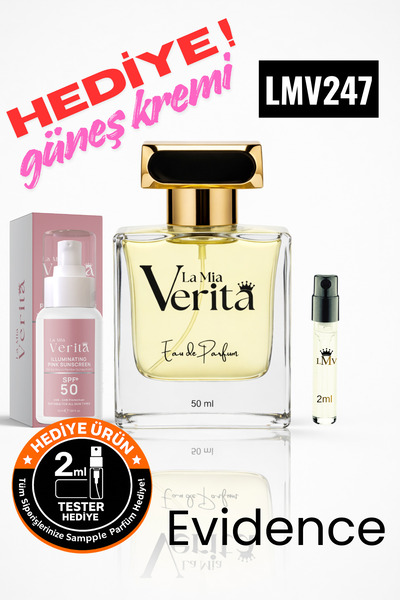 la mia verita Comme Une Evidence Parfüm Kadın Şipre Çiçeksi Lmv247 Yüksek Kal...