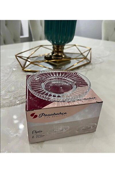 Paşabahçe 54771 Çay Tabağı Elysia 6'lı 13 Cm ORJin. Paşabhçe Kutuludur Önemli !!