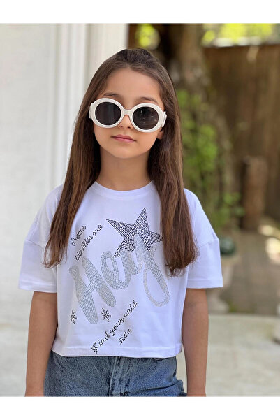 DUDOR KİDS DEVOJČIČKA KRAĆA MAJICA SA ZVEZDASTIM MOTIVOM