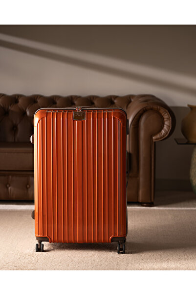 Madame Coco Chest Valiz/Bavul - Kiremit - Büyük Boy