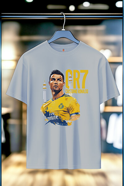 BookOrBook تيشيرت كريستيانو رونالدو النصر بخيط مزدوج قطن 100%