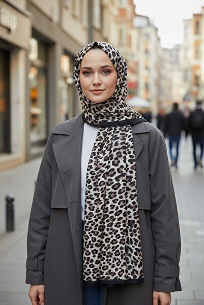 MODA LEOPAR DESENLİ DİJİTAL SOFT ŞAL