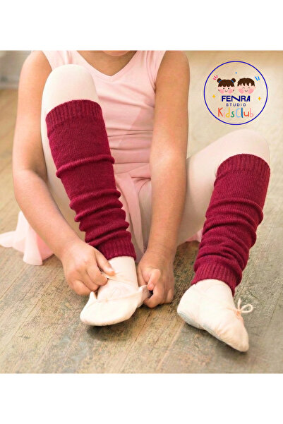 FENRA STUDIO Червени памучни детски чорапи
